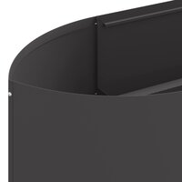 Verhoogd Tuinbed Zwart 140 x 40 x 40 cm Staal 6