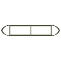 Verhoogd Tuinbed Olijfgroen 220 x 40 x 40 cm Staal 5