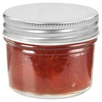 Jampotten met zilverkleurige deksels 48 st 110 ml glas 3