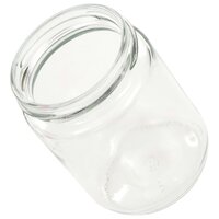 Jampotten met wit met rode deksels 48 st 230 ml glas 6