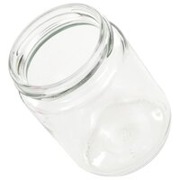 Jampotten met wit met rode deksels 96 st 230 ml glas 6