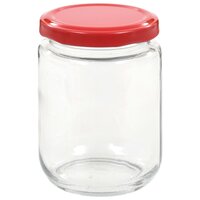 Jampotten met rode deksels 96 st 230 ml glas 4