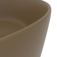 Wastafel rond 40x15 cm keramiek matcr&amp;egrave;me 5