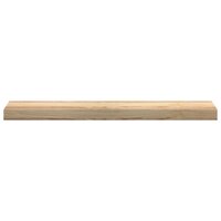 Vensterbanken 2 st onbehandeld 80x15x2 cm massief eikenhout 4