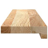 Vensterbanken 2 st onbehandeld 80x15x2 cm massief eikenhout 5