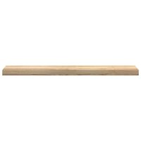 Vensterbanken 2 st onbehandeld 100x15x2 cm massief eikenhout 4