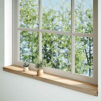 Vensterbanken 2 st onbehandeld 110x15x2 cm massief eikenhout 2