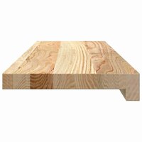 Vensterbanken 2 st onbehandeld 70x20x2 cm massief eikenhout 5