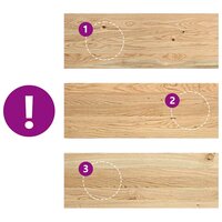 Vensterbanken 2 st onbehandeld 70x25x2 cm massief eikenhout 7