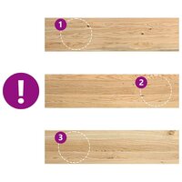 Vensterbanken 2 st onbehandeld 100x25x2 cm massief eikenhout 7