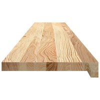 Vensterbanken 2 st onbehandeld 140x25x2 cm massief eikenhout 5