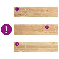 Vensterbanken 2 st onbehandeld 110x30x2 cm massief eikenhout 7