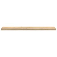 Vensterbanken 2 st onbehandeld 140x30x2 cm massief eikenhout 4