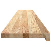 Vensterbanken 2 st onbehandeld 160x30x2 cm massief eikenhout 5