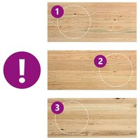 Vensterbanken 2 st onbehandeld 90x40x2 cm massief eikenhout 7