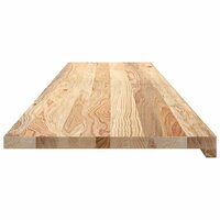Vensterbanken 2 st onbehandeld 160x40x2 cm massief eikenhout 5