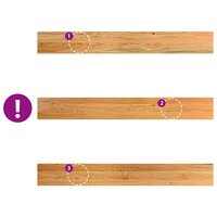 Vensterbanken 2 st 120x15x2 cm massief eikenhout lichtbruin 7