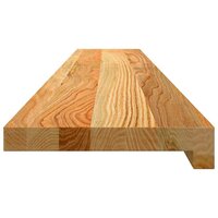 Vensterbanken 2 st 120x20x2 cm massief eikenhout lichtbruin 5