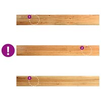 Vensterbanken 2 st 160x20x2 cm massief eikenhout lichtbruin 7