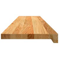 Vensterbanken 2 st 110x25x2 cm massief eikenhout lichtbruin 5