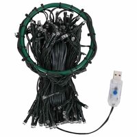 Kerstboomverlichting met 250 LED&amp;apos;s blauw net 250 cm 5