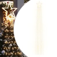Kerstboomverlichting 320 warmwitte LED&amp;apos;s 375 cm 2