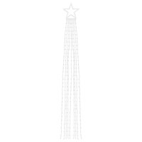 Kerstboomverlichting 320 koudwitte LED&amp;apos;s 375 cm 5