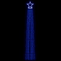 Kerstboomverlichting 320 blauwe LED&amp;apos;s 375 cm 3