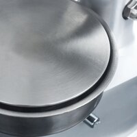Hamburgerpersmachine met 500 scheidingsbladen 10 cm aluminium 8