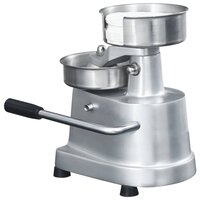 Hamburgerpersmachine met 500 scheidingsbladen 13 cm aluminium 5