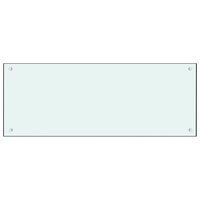 Spatscherm keuken 100x40 cm gehard glas melkwit 2