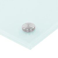 Spatscherm keuken 100x50 cm gehard glas melkwit 4