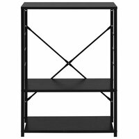 Magnetronkast 60x39,6x79,5 cm bewerkt hout zwart 3