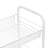 Keukentrolley 5-laags 46x26x105 cm ijzer wit 5