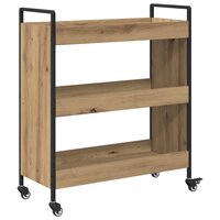 Keukentrolley Artisan Eiken 70 x 30 x 82 cm Bewerkt hout 8