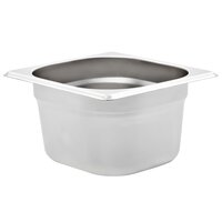 Gastronormbakken 12 st GN 1/6 100 mm roestvrij staal  3