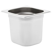 Gastronormbakken 8 st GN 1/6 150 mm roestvrij staal 3