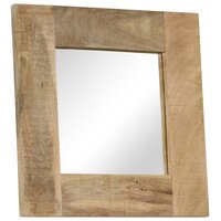 Spiegel 50x50 cm massief mangohout 2