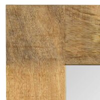 Spiegel 50x50 cm massief mangohout 3