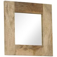 Spiegel 50x50 cm massief mangohout 7