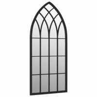 Spiegel 100x45 cm ijzer zwart 3