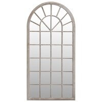 Spiegel 90x45 cm ijzer zandkleurig 2