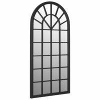 Spiegel 90x45 cm ijzer zwart 3