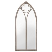 Spiegel 100x45 cm ijzer zandkleurig 2