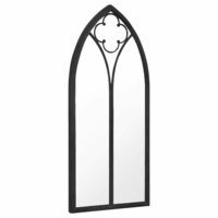 Spiegel 100x45 cm ijzer zwart 3