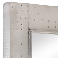 Spiegel luchtvaartstijl 110x50 cm metaal 6