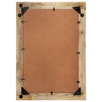 Spiegel 70x50 cm massief mangohout en glas 5