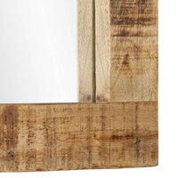 Spiegel 70x50 cm massief mangohout en glas 6
