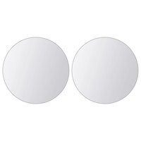 16 st Spiegeltegels rond glas 3