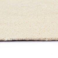 Placemats 4 st rond 38 cm katoen natuurlijk  4